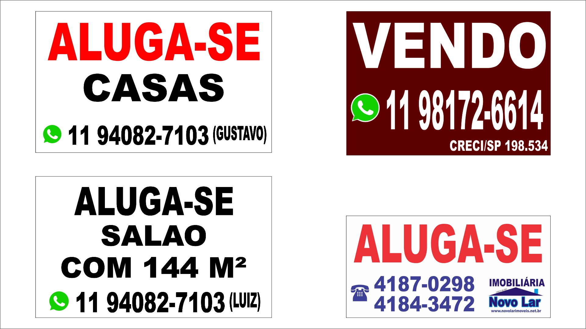 Totem de sinalização