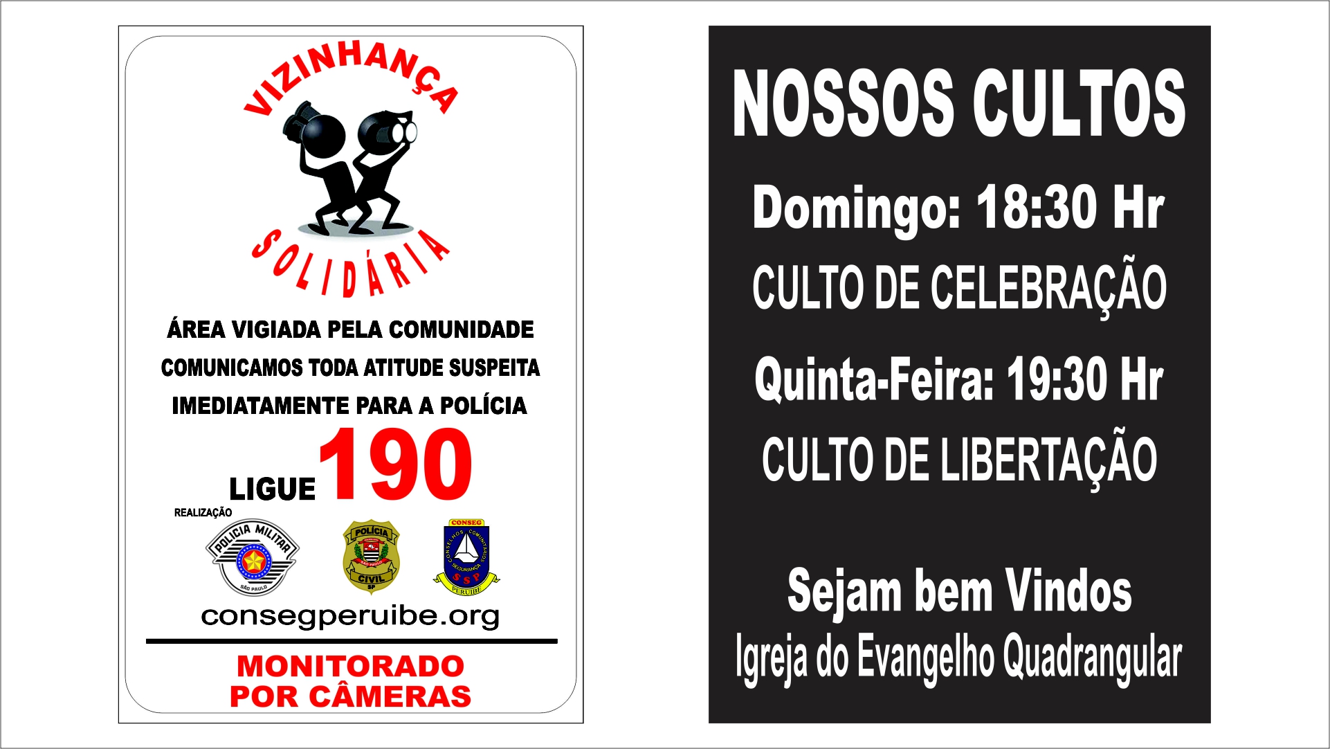 Totem de sinalização