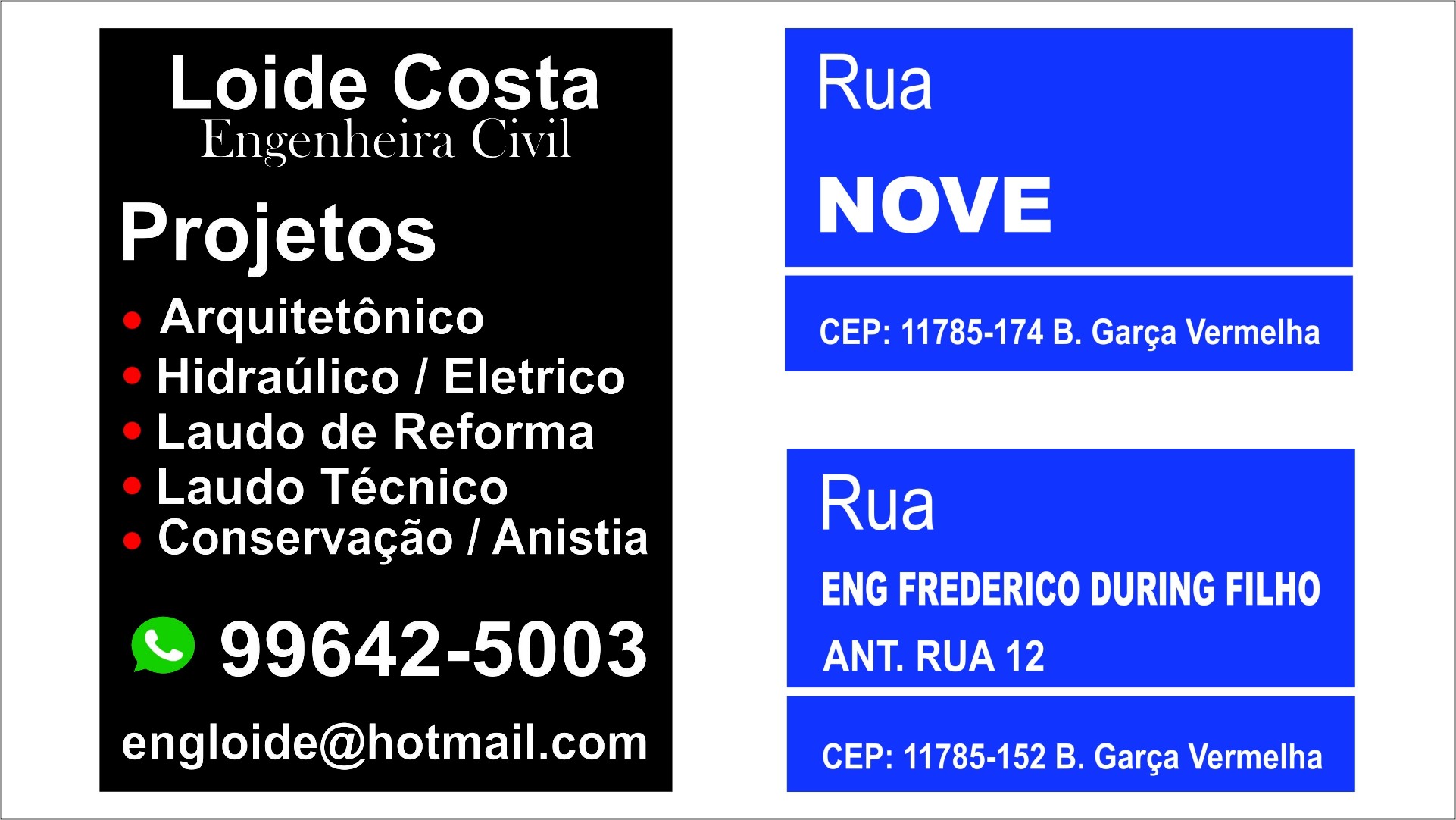 Totem de sinalização