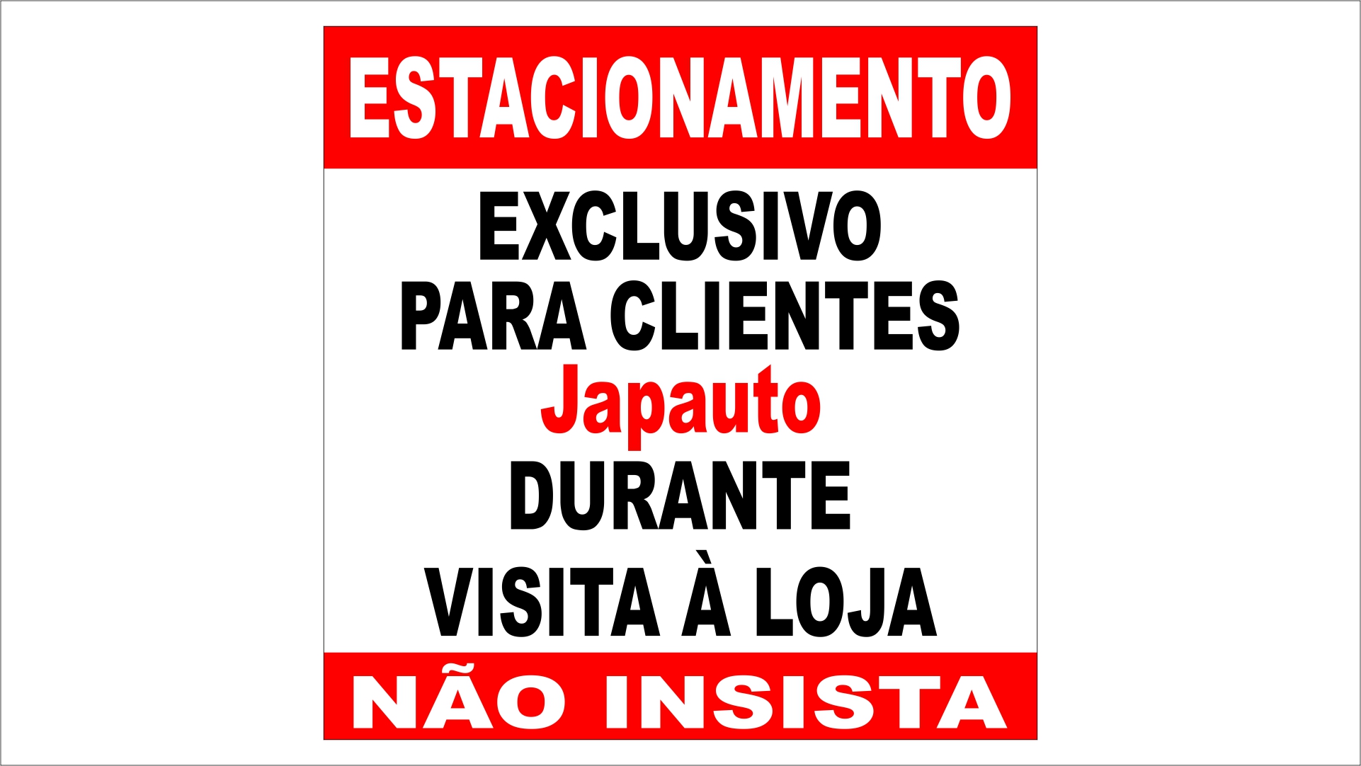 Totem de sinalização