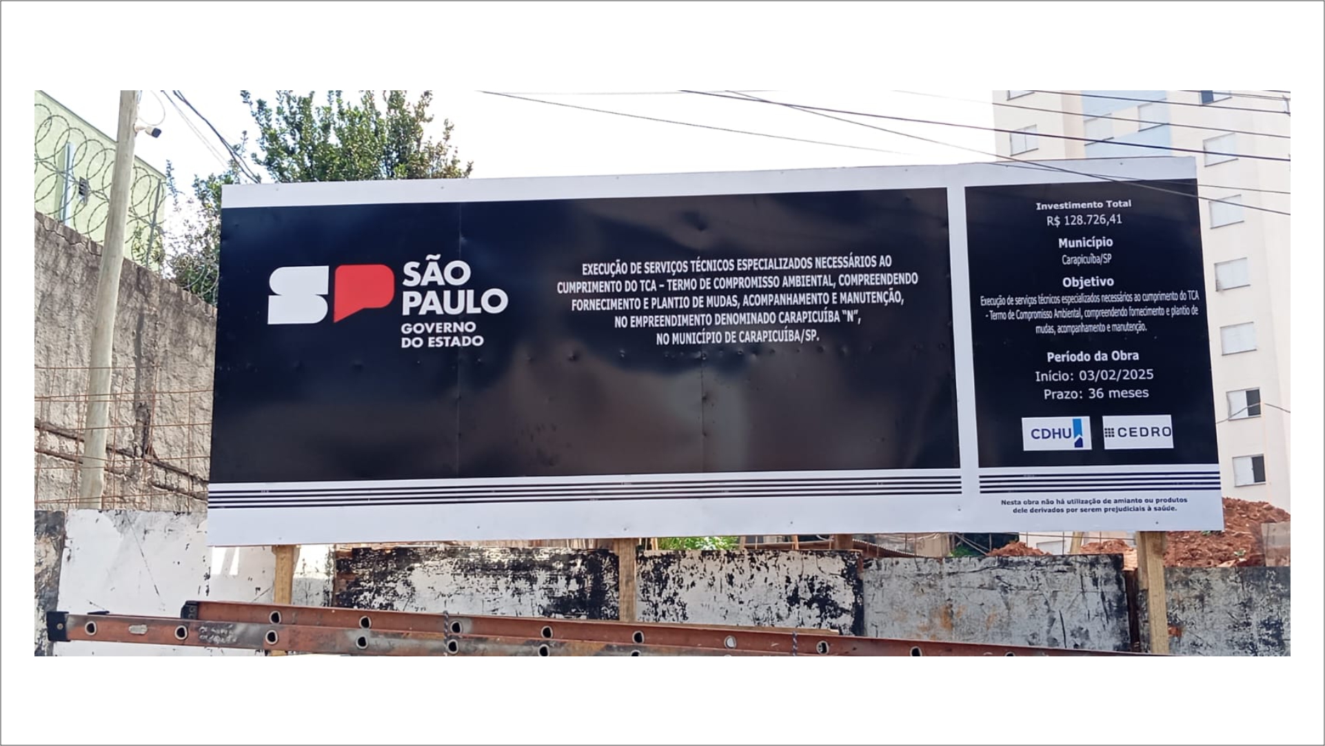 Totem de sinalização