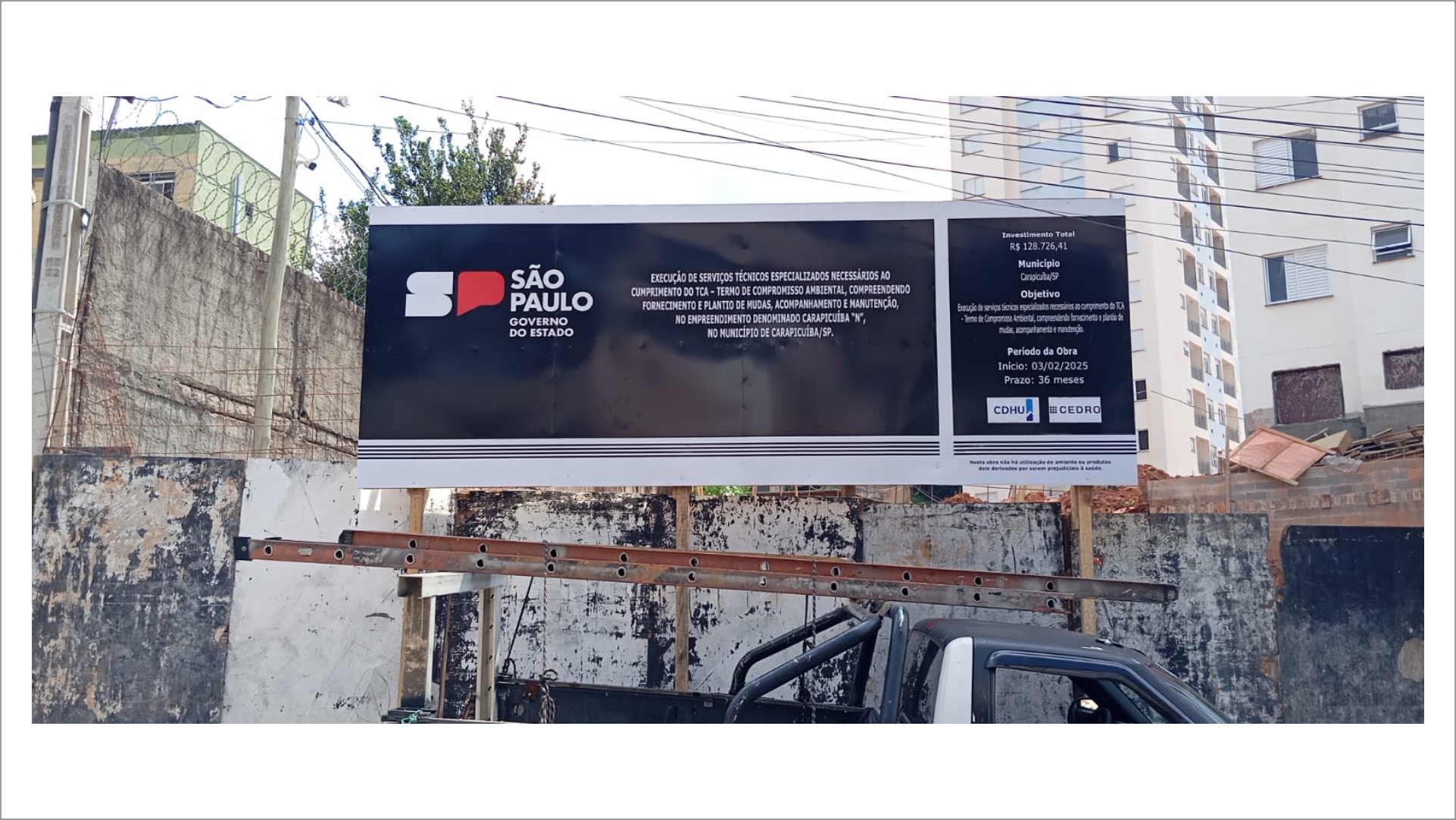 Totem de sinalização