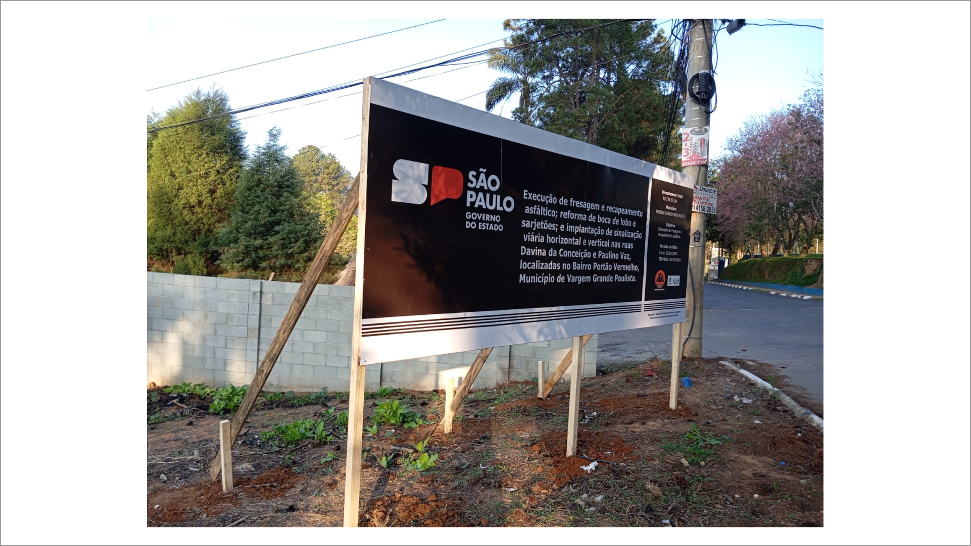 Totem de sinalização