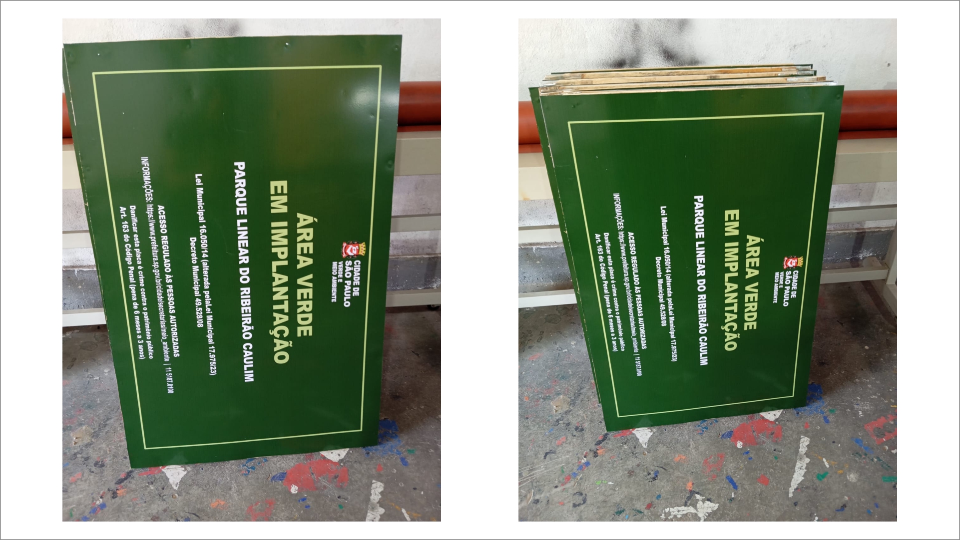 Totem de sinalização